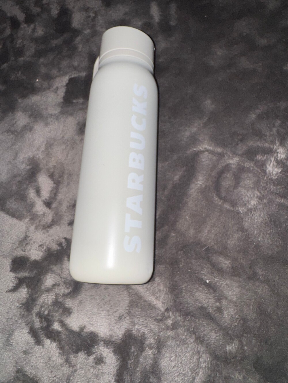 Starbucks Stainless Steel Water Bottle White Reusable Container